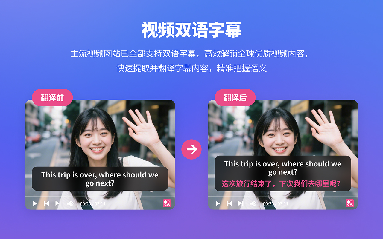 沉浸式翻译 - 网页翻译插件 | PDF翻译 | 免费的项目媒体 3（屏幕截图）