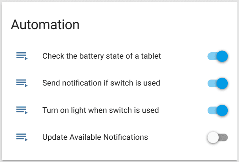 自动化场景配置